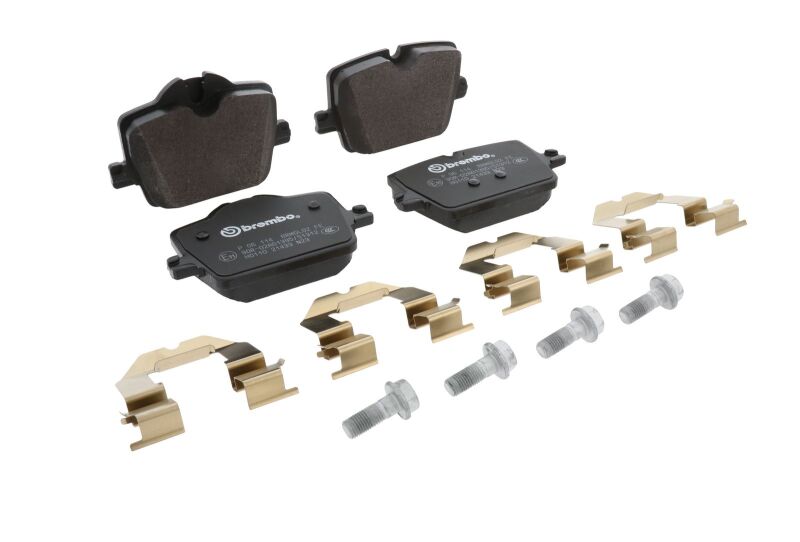 Brembo OE 2022 BMW i4/19-22 Z4/20-22 Toyota GR Supra PRIME Low-Met Brake Pad - Rear (view 10)