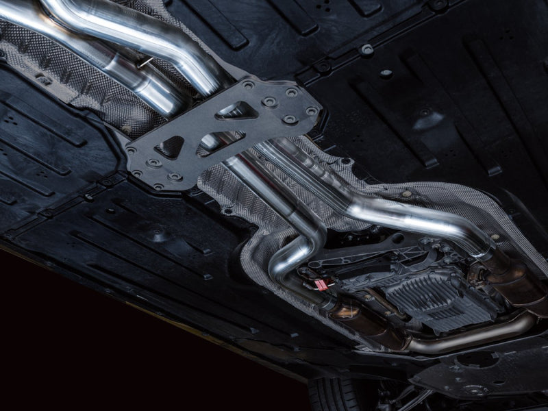 AWE Tuning Non-Resonated Performance Mid Pipe for BMW G8X M3/M4 (view 2)
