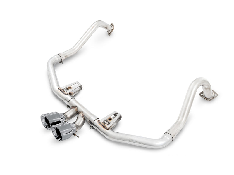 AWE Tuning Porsche 718 Boxster / Cayman Track Edition Exhaust - Chrome Silver Tips Main image