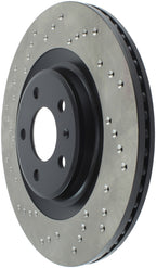 StopTech 12 Audi S4 Rear Right Drilled Rotor (view 4)