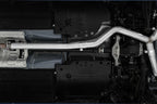 MBRP 2022+ Subaru WRX 3in Cat-Back Dual Split Rear Quad Carbon Fiber Tips Street Profile Exhaust (view 2)