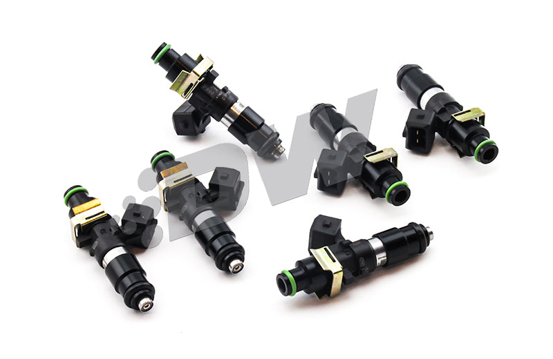 DeatschWerks 93-98 Toyota Supra TT (11mm O-Ring for Top Feed) Bosch EV14 1200cc Injectors (Set of 6) Main image