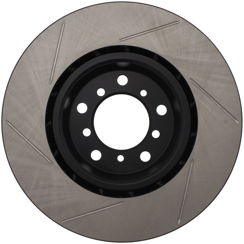 StopTech Power Slot BMW (E46) Front Left Slotted Rotor (view 4)