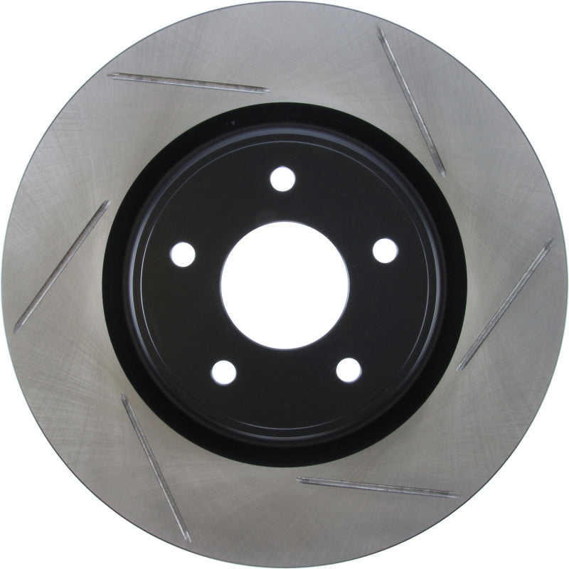 StopTech 13-15 Nissan Pathfinder Slotted Front Left Rotor (view 3)