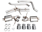 AWE Tuning 2022+ Porsche Macan 2.9TT Touring Edition Cat-Back Exhaust w/ Chrome Silver Tips (view 11)