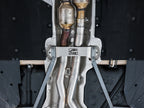 AWE Tuning BMW F8X M3/M4 Track Edition Cat-Back Exhaust - Diamond Black Tips (view 3)