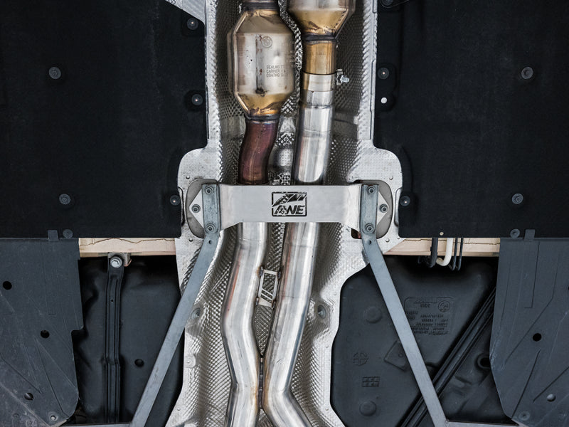 AWE Tuning BMW F8X M3/M4 Track Edition Cat-Back Exhaust - Diamond Black Tips (view 3)