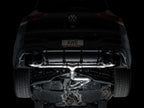 AWE Tuning MK8 Volkswagen Golf R 3in Track Edition Quad Exhaust - Diamond Black Tips (view 5)
