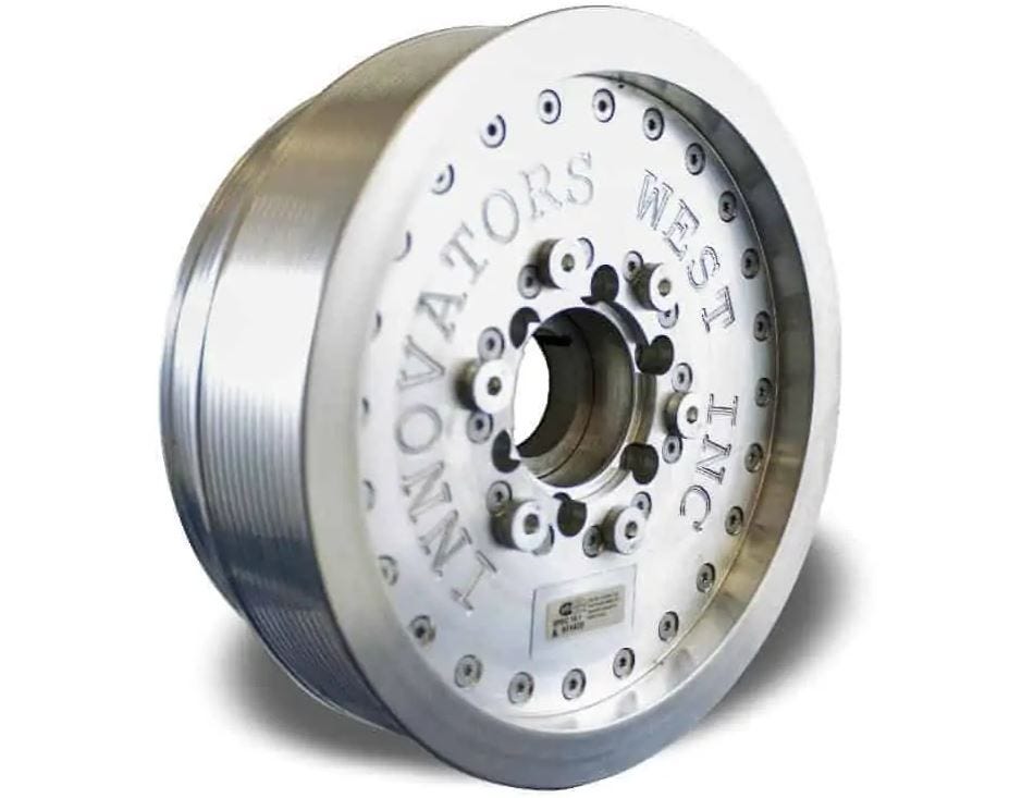 INNOVATORS WEST DAMPER - LS1/LS2/LS3/LS6 CORVETTE/G8/GEN 1 CTS-V - WITH 12-RIB CRANK DRIVE - 10% OVERDRIVE - IW8401 Secondary image
