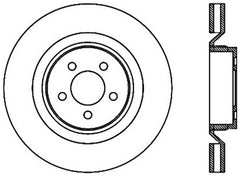 StopTech SportStop 06-09 Chrysler SRT-8 Front Right Drilled & Slotted Rotor