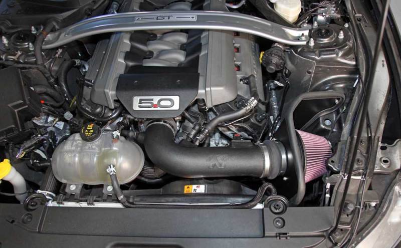 K&N 2015 Ford Mustang GT 5.0L V8 F/I Performance Intake Kit (view 4)