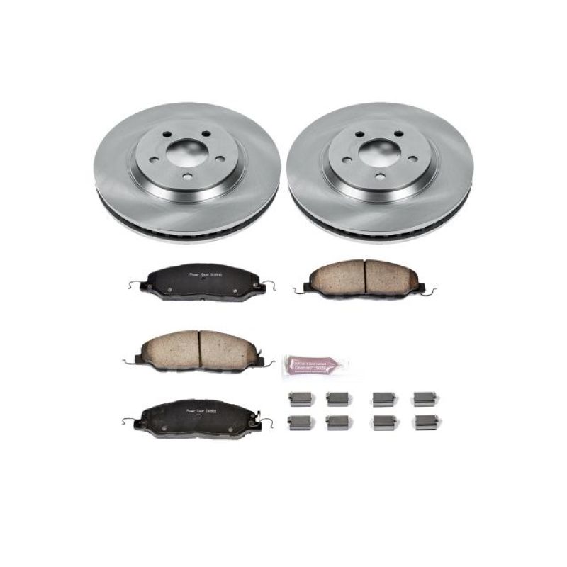 Power Stop 11-14 Ford Mustang Front Autospecialty Brake Kit Main image