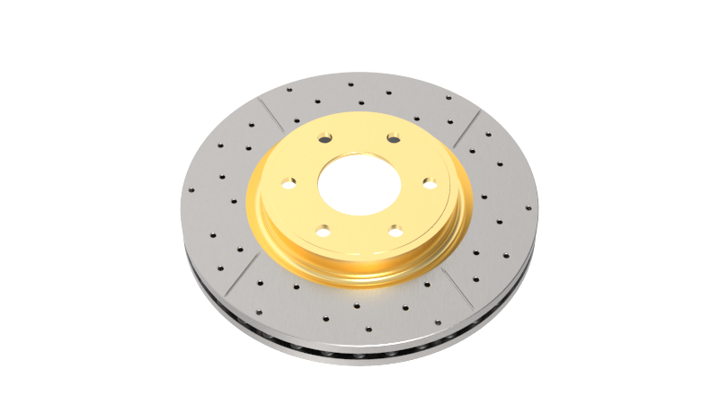 DBA 97-04 Corvette C5/C6 Rear Drilled & Slotted Street Series Rotor (view 5)