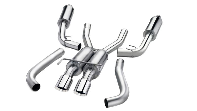 Corsa 14-19 GMC Sierra/Chevy Silv 1500 Crew Cab/Std. Bed 5.3L V8 Black Sport Single Side CB Exhaust Secondary image