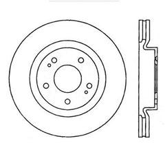 StopTech Power Slot 08-09 Evo 10 Slotted Left Front Rotor