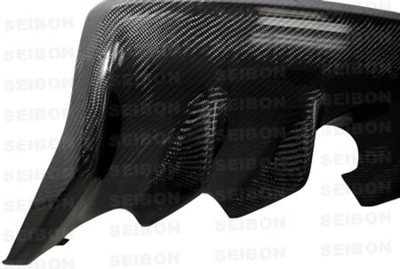 Seibon 08-09 Mitsubishi Evo X OEM-style Carbon Fiber Rear Diffuser Main image