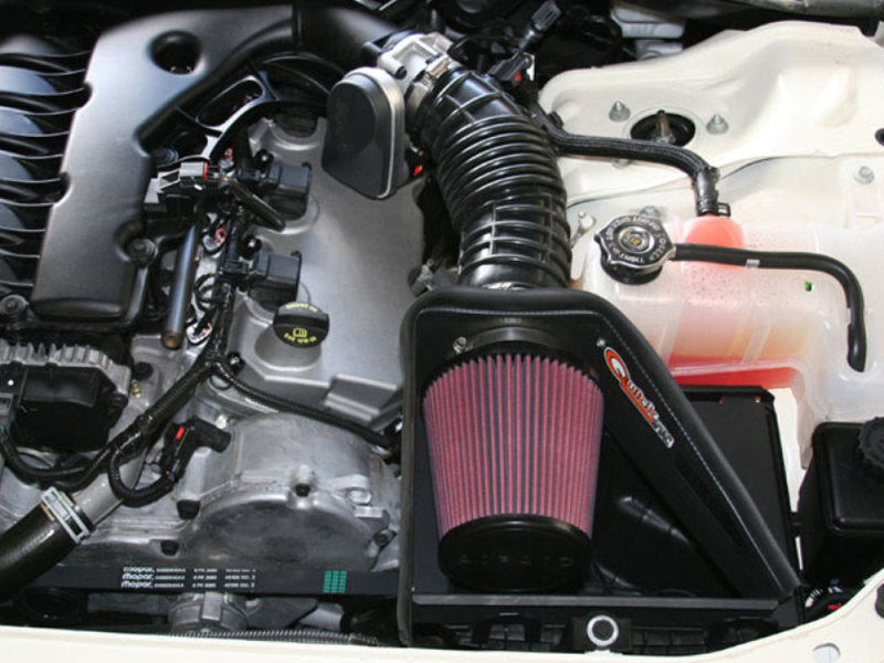 Airaid 05-08 Dodge Magnum / 06-10 Charger 2.7/3.5L CAD Intake System w/o Tube (Oiled / Red Media) Main image