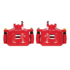 Power Stop 08-17 Mitsubishi Lancer Front Red Calipers w/Brackets - Pair