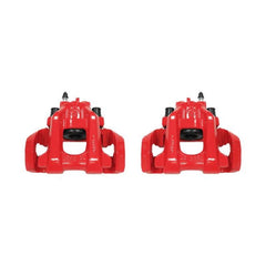 Power Stop 11-17 Dodge Durango Rear Red Calipers w/Brackets - Pair