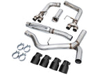 AWE Tuning 2022+ VB Subaru WRX Track Edition Exhaust - Diamond Black Tips (view 12)