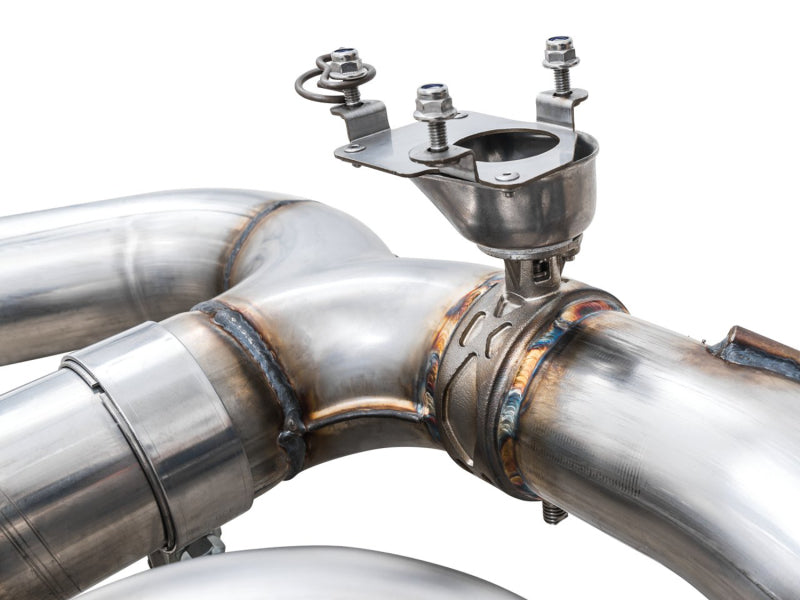 AWE Tuning SwitchPath Cat-Back Exhaust for BMW G8X M3/M4 - Chrome Silver Tips (view 9)