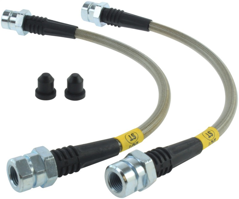 StopTech 06-12 Audi A3/08-13 TT Quattro / 05-12 VW Jetta Rear Stainless Steel Brake Line Kit Main image