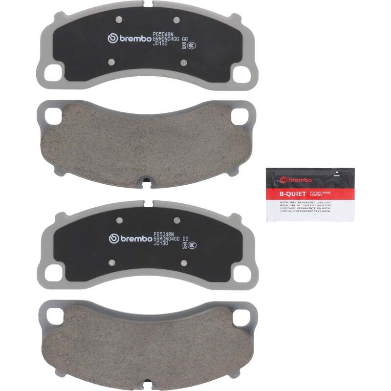 Brembo OE 21-23 Porsche 718 Cayman/20-24 718 Spyder/16-19 911/2016 Cayman Ceramic Brake Pad - Front (view 2)