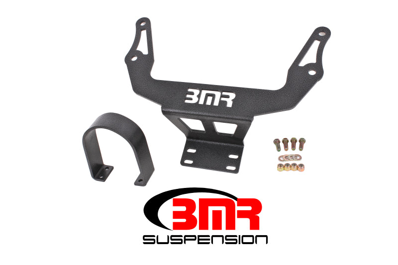 BMR 08-17 Challenger Front Driveshaft Safety Loop - Black Hammertone Main image