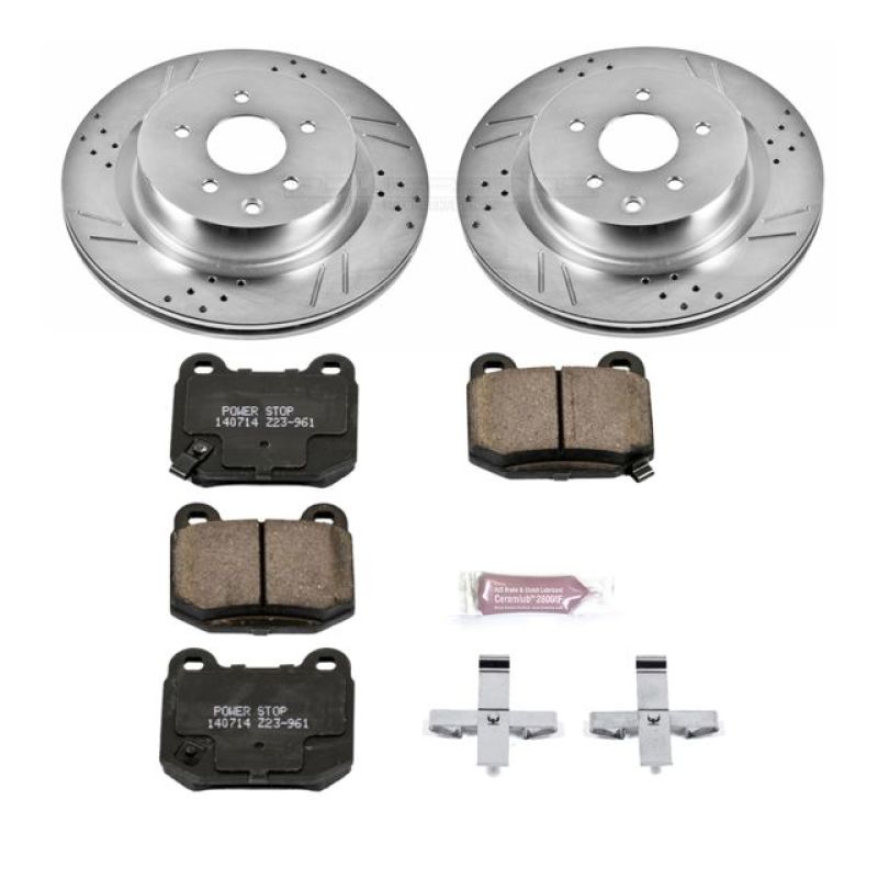 Power Stop 03-04 Infiniti G35 Rear Z23 Evolution Sport Brake Kit Main image