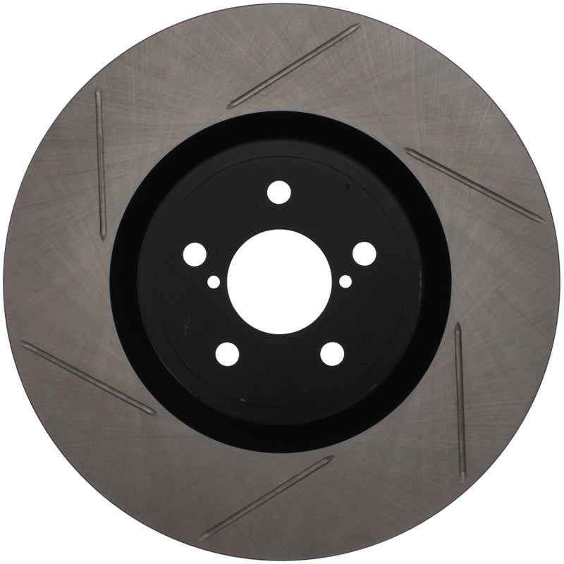 StopTech Power Slot 04 STi Front Right SportStop Slotted Rotor Main image