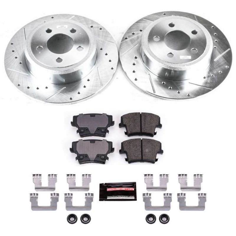 Power Stop 05-19 Chrysler 300 Rear Z23 Evolution Sport Brake Kit Main image