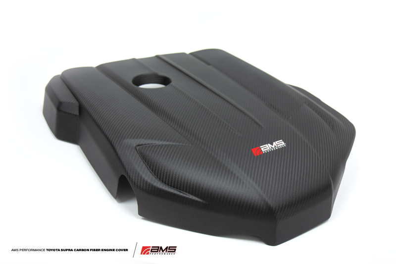 AMS Performance 2020+ Toyota GR Supra Carbon Fiber Engine Cover (view 2)
