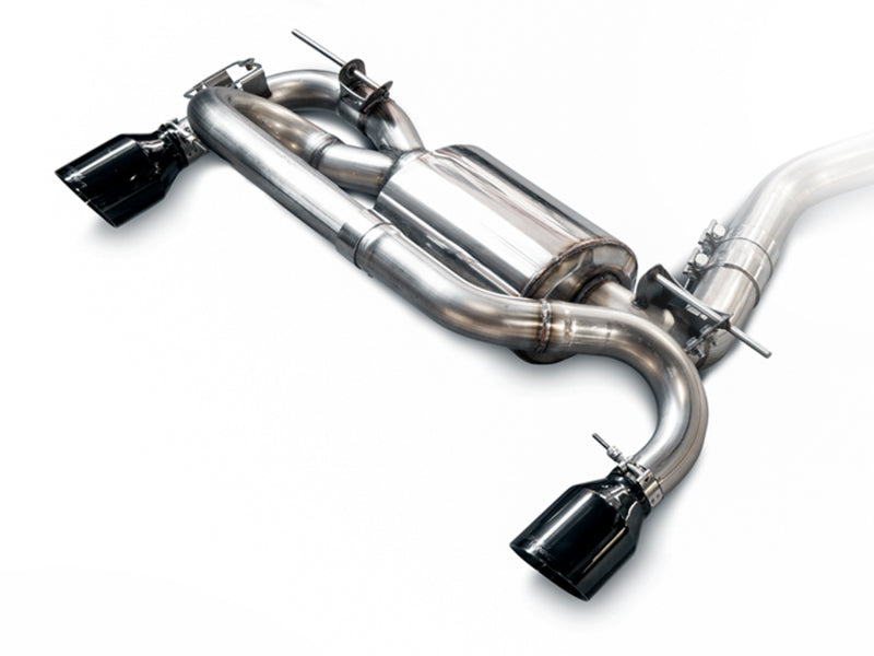 AWE Tuning BMW F22 M235i / M240i Touring Edition Axle-Back Exhaust - Diamond Black Tips (102mm) Main image