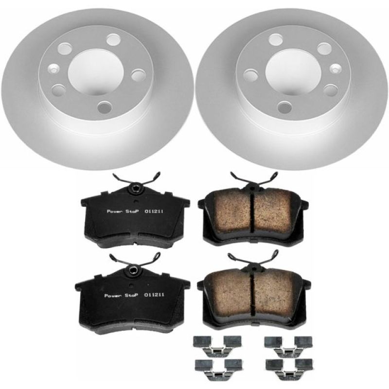 Power Stop 99-06 Audi TT Rear Z23 Evolution Sport Coated Brake Kit Main image