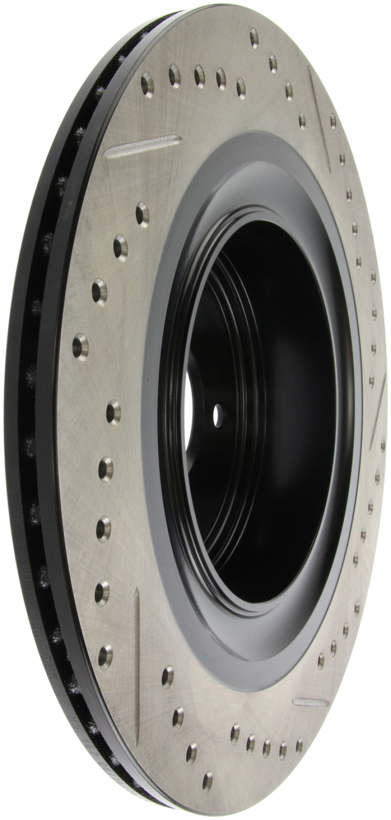 StopTech Infiniti G37 / Nissan 370Z SportStop Slotted & Drilled Rear Right Rotor Main image