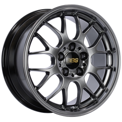 BBS RG-R 17x8 5x120 ET40 CB72.5 Diamond Black Wheel -82mm PFS/Clip Req