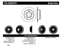 StopTech CryoStop Rotor - Rear