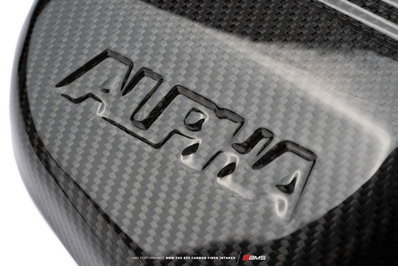AMS Performance 15-18 BMW M3 / 15-20 BMW M4 w/ S55 3.0L Turbo Engine Carbon Fiber Intake (view 8)