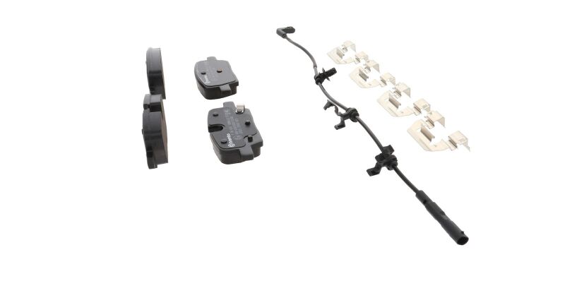 Brembo OE 21-24 Buick Enclave/20-21 Cadillac CT4/CT5 PRIME Low-Met Brake Pad - Rear (view 12)