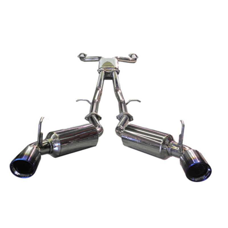 Injen 03-08 350Z Dual 60mm SS Cat-Back Exhaust w/ Built In Resonated X-Pipe (view 2)