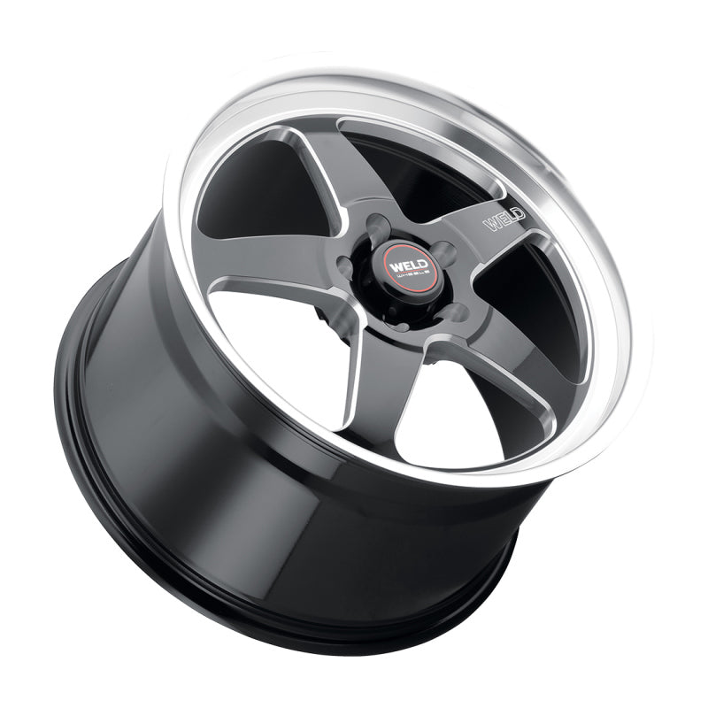Weld S106 20x9.5 Ventura 6 6x135 ET28 BS6.375 Gloss BLK MIL DIA 87.1 Main image