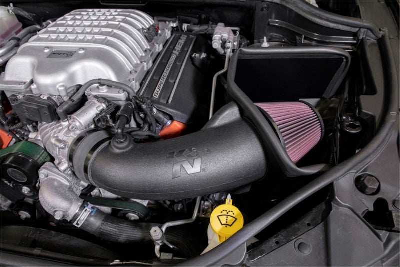 K&N 18-19 Jeep Grand Cherokee Trackhawk V8-6.2L F/I AirCharger Performance Intake (view 4)