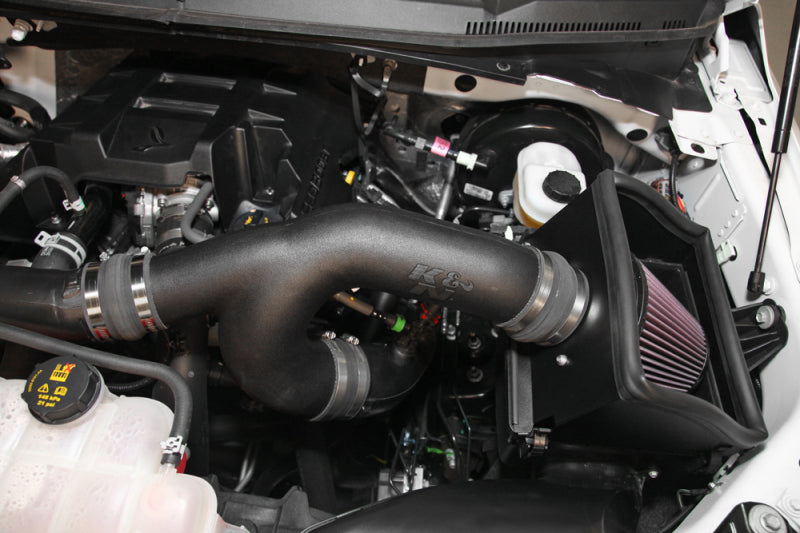 K&N 15-16 Ford F-150 2.7L V6 F/I AirCharger Intake Kit (view 4)