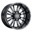 Weld Slingblade 20x9 / 8x180 BP / 0 Offset / 5 BS / 124.3 Bore Gloss Black Milled Wheel