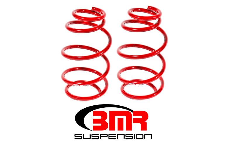 BMR 10-15 5th Gen Camaro V6 Front Lowering Springs - Red Main image