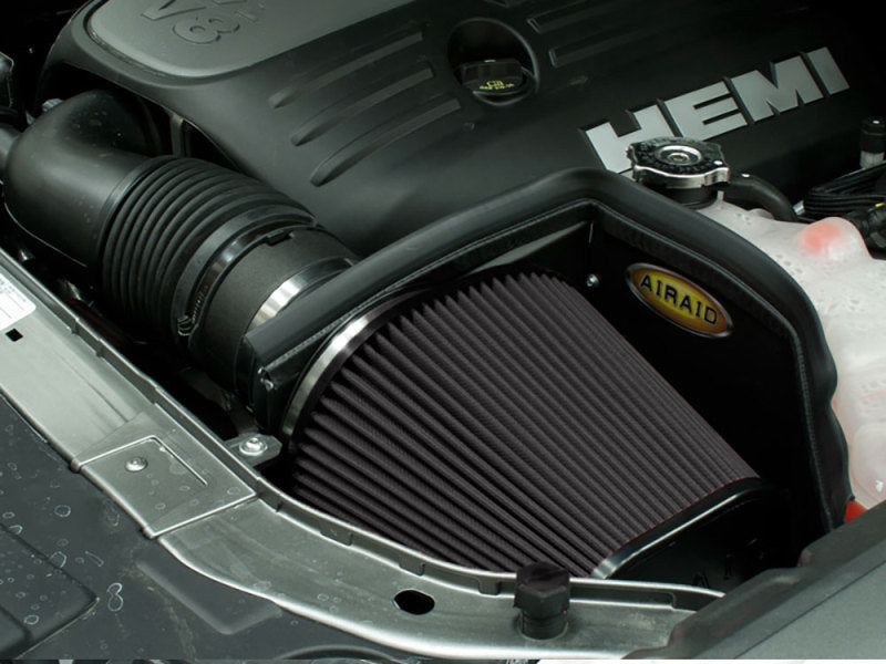 Airaid 11-13 Dodge Charger/Challenger 3.6/5.7/6.4L CAD Intake System w/o Tube (Dry / Black Media) (view 3)