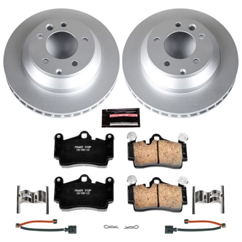 Power Stop 07-15 Audi Q7 Rear Z23 Evolution Sport Coated Brake Kit Main image