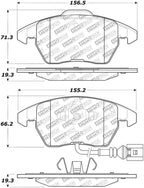StopTech Street Select Brake Pads - Front