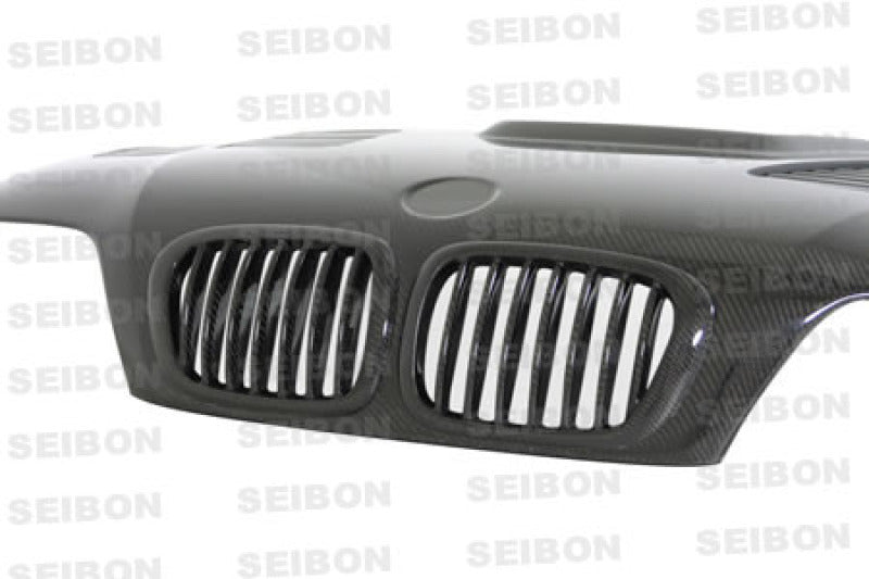 Seibon 01-05 BMW E46 M3 GTR Style Carbon Fiber Hood (view 2)