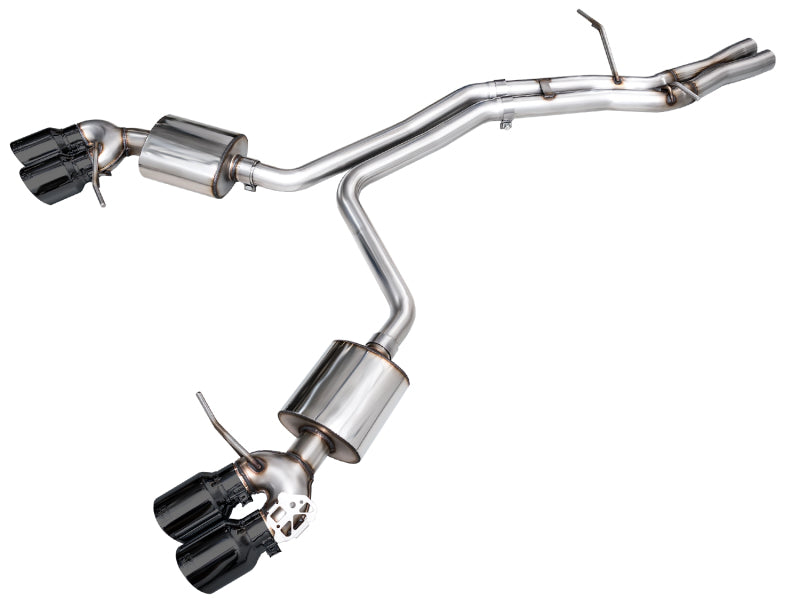 AWE Tuning 19-21 Porsche Macan 3.0T/2.9TT Touring Edition Cat-Back Exhaust w/ Diamond Black Tips Main image